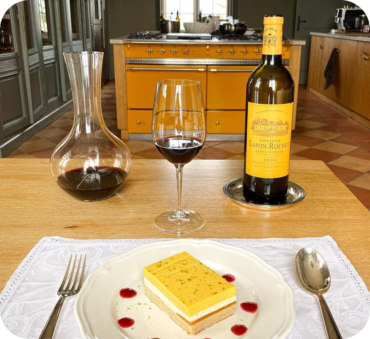 lunch in a grand cru classe